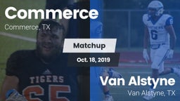 Matchup: Commerce  vs. Van Alstyne  2019