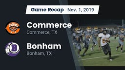 Recap: Commerce  vs. Bonham  2019