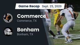 Recap: Commerce  vs. Bonham  2020