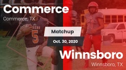 Matchup: Commerce  vs. Winnsboro  2020