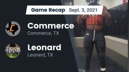 Recap: Commerce  vs. Leonard  2021
