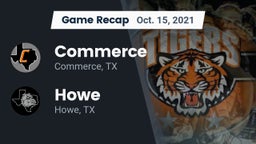 Recap: Commerce  vs. Howe  2021