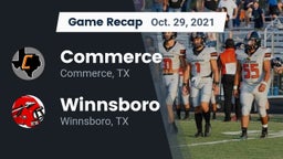 Recap: Commerce  vs. Winnsboro  2021