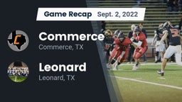 Recap: Commerce  vs. Leonard  2022