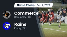 Recap: Commerce  vs. Rains  2022