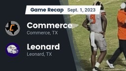 Recap: Commerce  vs. Leonard  2023