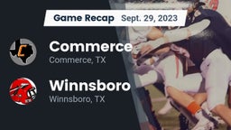 Recap: Commerce  vs. Winnsboro  2023