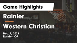 Rainier  vs Western Christian Game Highlights - Dec. 7, 2021
