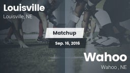 Matchup: Louisville High vs. Wahoo  2016