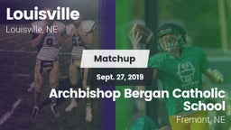 Matchup: Louisville High vs. Archbishop Bergan Catholic School 2019