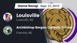 Recap: Louisville  vs. Archbishop Bergan Catholic School 2019