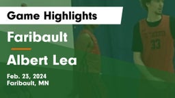 Faribault  vs Albert Lea  Game Highlights - Feb. 23, 2024