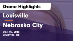 Louisville  vs Nebraska City  Game Highlights - Dec. 29, 2018