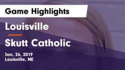 Louisville  vs Skutt Catholic  Game Highlights - Jan. 26, 2019