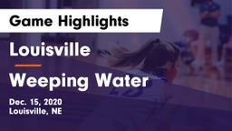 Louisville  vs Weeping Water  Game Highlights - Dec. 15, 2020