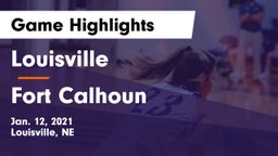 Louisville  vs Fort Calhoun  Game Highlights - Jan. 12, 2021