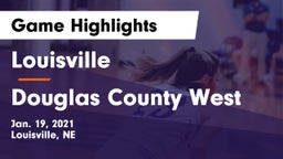 Louisville  vs Douglas County West  Game Highlights - Jan. 19, 2021