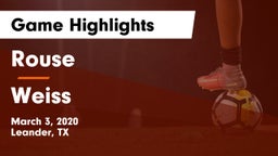 Rouse  vs Weiss  Game Highlights - March 3, 2020