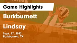Burkburnett  vs Lindsay  Game Highlights - Sept. 27, 2022