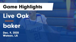 Live Oak  vs baker  Game Highlights - Dec. 9, 2020