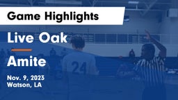 Live Oak  vs Amite  Game Highlights - Nov. 9, 2023