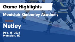 Montclair Kimberley Academy vs Nutley  Game Highlights - Dec. 15, 2021
