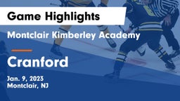 Montclair Kimberley Academy vs Cranford  Game Highlights - Jan. 9, 2023