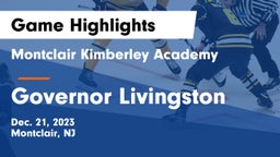 Montclair Kimberley Academy vs Governor Livingston  Game Highlights - Dec. 21, 2023