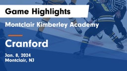 Montclair Kimberley Academy vs Cranford  Game Highlights - Jan. 8, 2024
