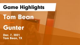 Tom Bean  vs Gunter  Game Highlights - Dec. 7, 2021