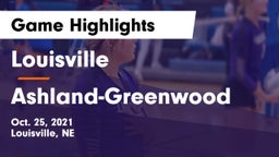Louisville  vs Ashland-Greenwood  Game Highlights - Oct. 25, 2021