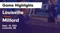 Louisville  vs Milford Game Highlights - Sept. 10, 2022