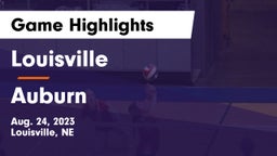 Louisville  vs Auburn  Game Highlights - Aug. 24, 2023