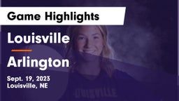 Louisville  vs Arlington  Game Highlights - Sept. 19, 2023