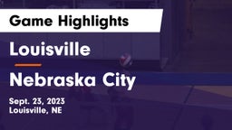 Louisville  vs Nebraska City  Game Highlights - Sept. 23, 2023