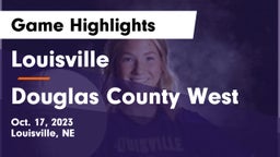 Louisville  vs Douglas County West  Game Highlights - Oct. 17, 2023