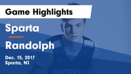 Sparta  vs Randolph  Game Highlights - Dec. 15, 2017