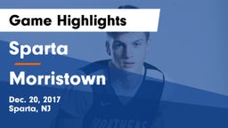 Sparta  vs Morristown  Game Highlights - Dec. 20, 2017