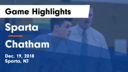 Sparta  vs Chatham  Game Highlights - Dec. 19, 2018