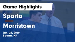 Sparta  vs Morristown  Game Highlights - Jan. 24, 2019