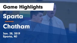 Sparta  vs Chatham  Game Highlights - Jan. 28, 2019