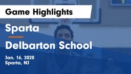 Sparta  vs Delbarton School Game Highlights - Jan. 16, 2020