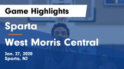 Sparta  vs West Morris Central  Game Highlights - Jan. 27, 2020