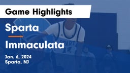 Sparta  vs Immaculata  Game Highlights - Jan. 6, 2024