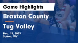 Braxton County  vs Tug Valley  Game Highlights - Dec. 15, 2023