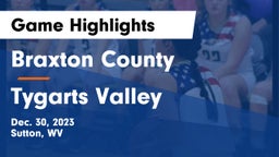 Braxton County  vs Tygarts Valley  Game Highlights - Dec. 30, 2023