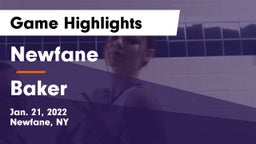 Newfane  vs Baker  Game Highlights - Jan. 21, 2022
