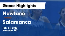 Newfane  vs Salamanca  Game Highlights - Feb. 21, 2023