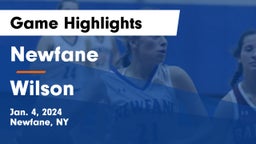 Newfane  vs Wilson  Game Highlights - Jan. 4, 2024