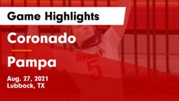 Coronado  vs Pampa  Game Highlights - Aug. 27, 2021